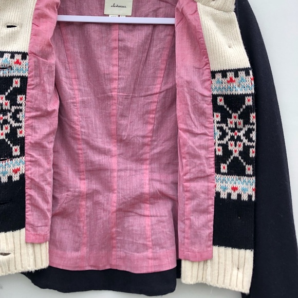 Anthro Elevenses Buckhaven Fair Isle Jacket 2 - Picture 13 of 14